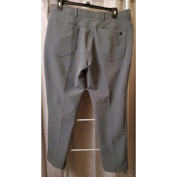 Public Rec Pants Men's Size 38x30 Chino Pants Stretch Grey Golfing - Picture 6 of 9